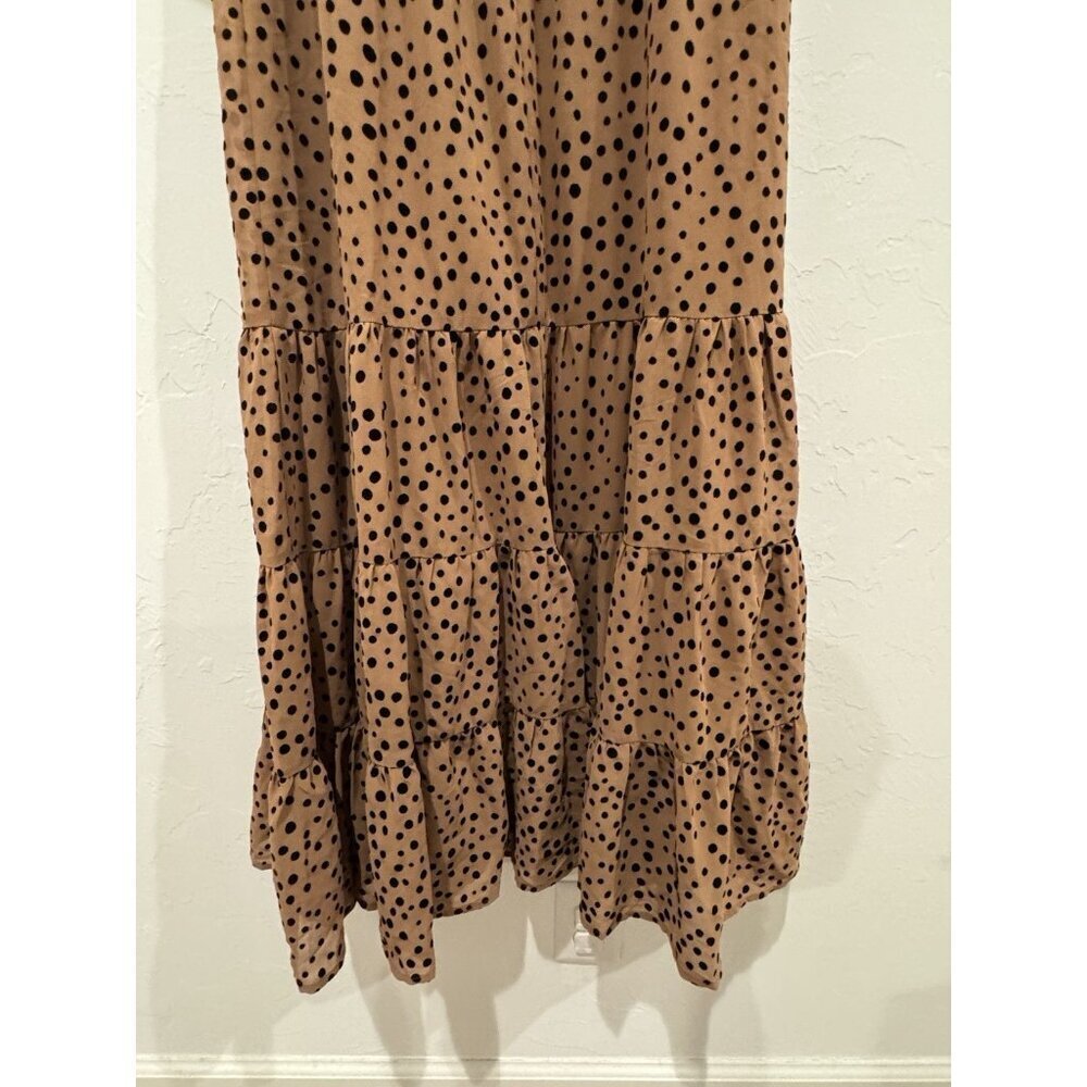 BB Dakota Midi Dress Brown And Black - Picture 10 of 12